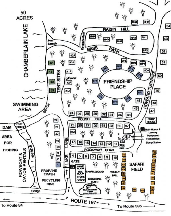 Chamberlain Lake Campground