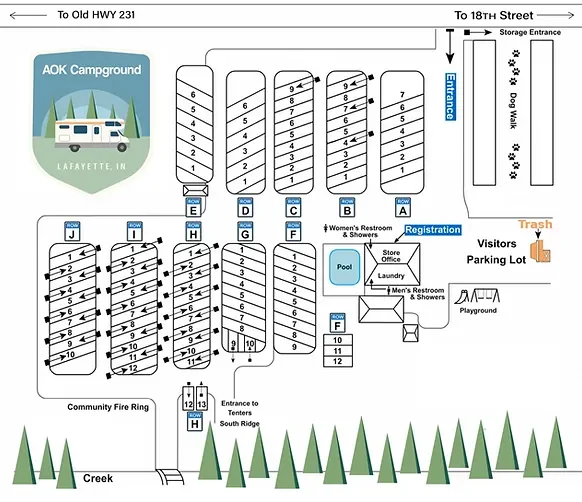 Aok Campgrounds Of Lafayette