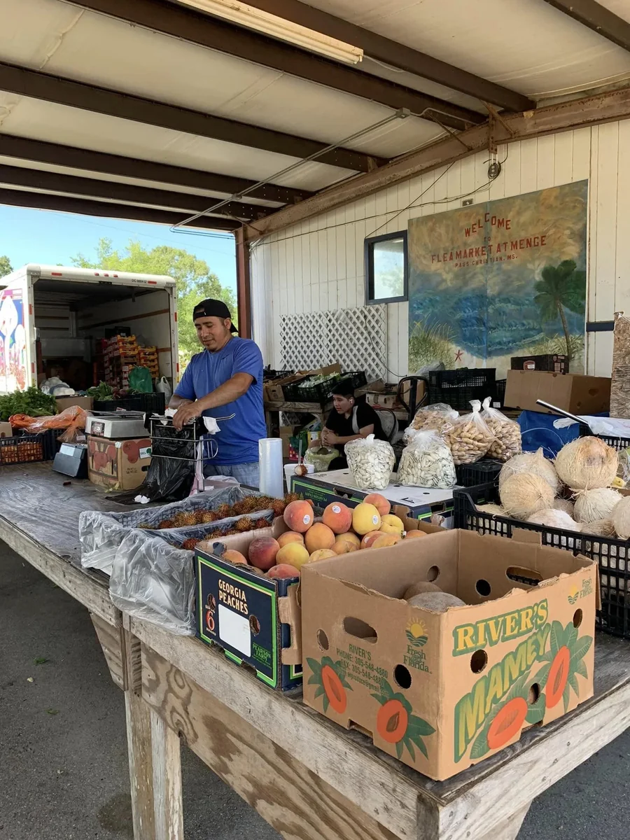 Flea Market At Menge