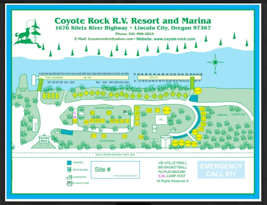 Coyote Rock Rv Resort & Marina
